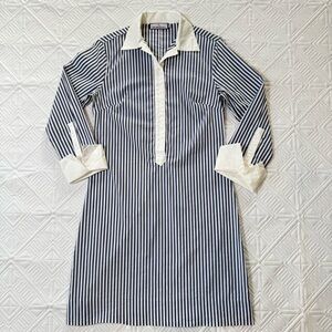 CK Bradley Ivy Striped Shirt Dress Size M
